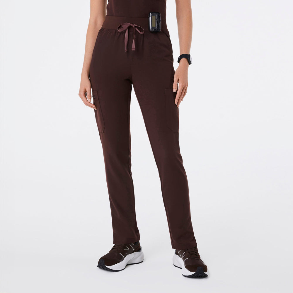 women's Espresso Yola High-Rise Slim  -  Scrub Pant™