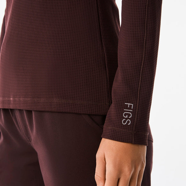 women's Espresso Waffle - Long-Sleeve Underscrub
