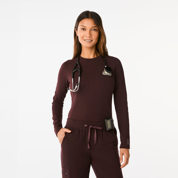 women's Espresso Waffle - Long-Sleeve Underscrub