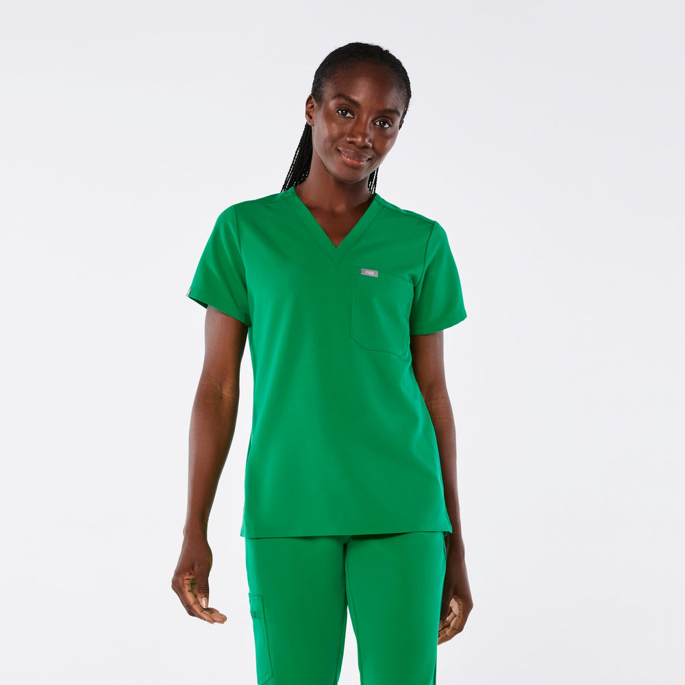 women's Evergreen Catarina Petite  Scrub Top™