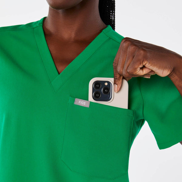 women's Evergreen Catarina Petite  Scrub Top™