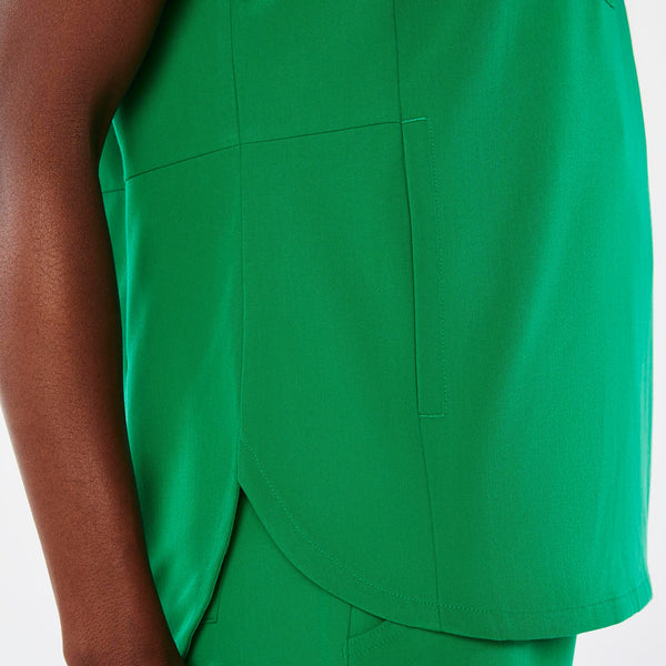 women's Evergreen Montex Relaxed Scrub Top
