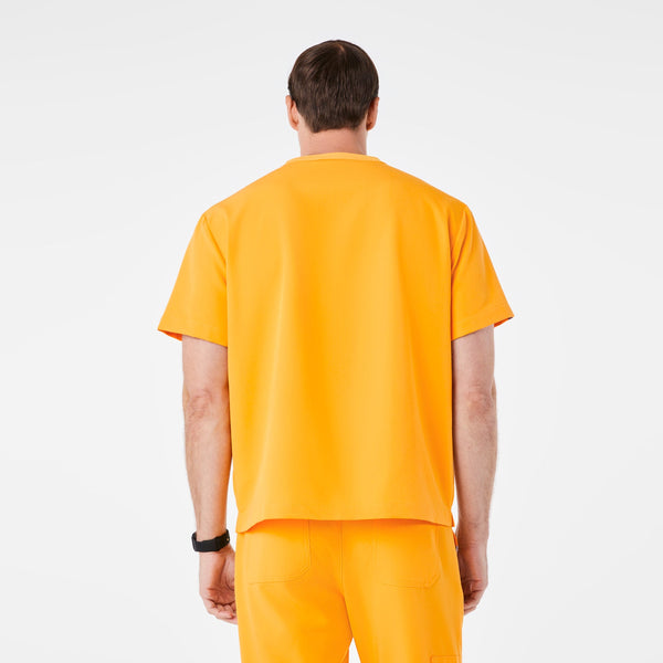 men's Emergency Yellow Easton - Crewneck Scrub Top