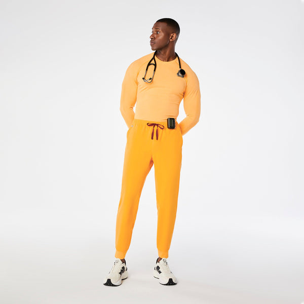 men's Emergency Yellow Makato Seamless - Long-Sleeve Underscrub