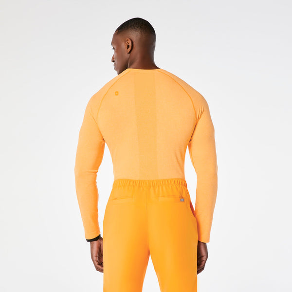 men's Emergency Yellow Makato Seamless - Long-Sleeve Underscrub