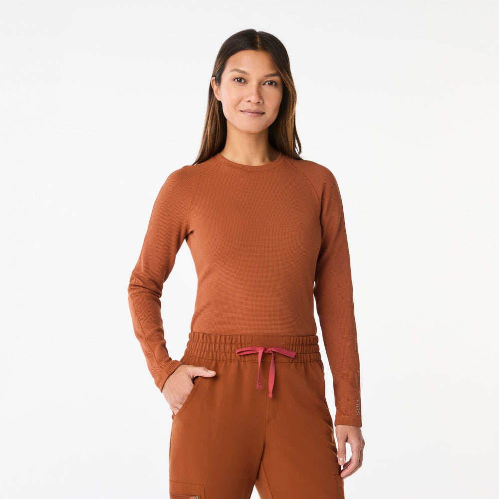 women's Dirty Chai Waffle - Long-Sleeve Underscrub