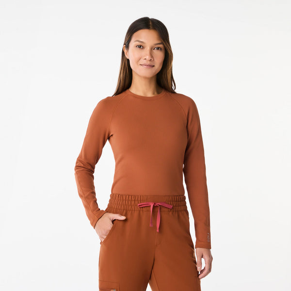 women's Dirty Chai Waffle - Long-Sleeve Underscrub