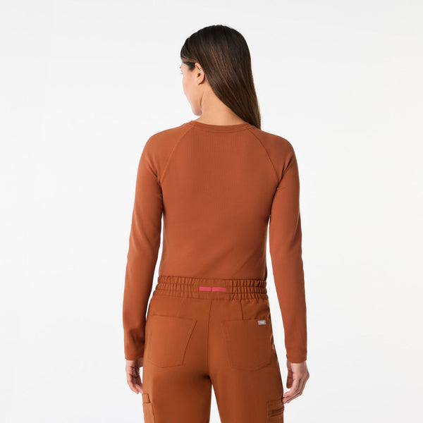 women's Dirty Chai Waffle - Long-Sleeve Underscrub