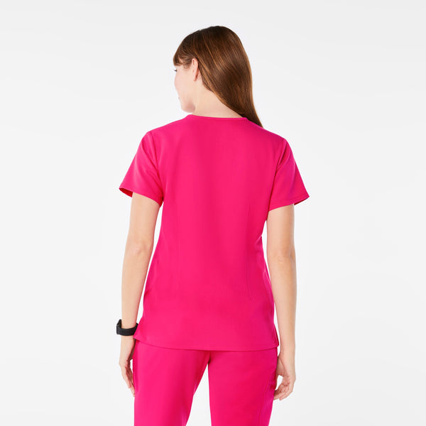 women's Shocking Pink Catarina Scrub Top™
