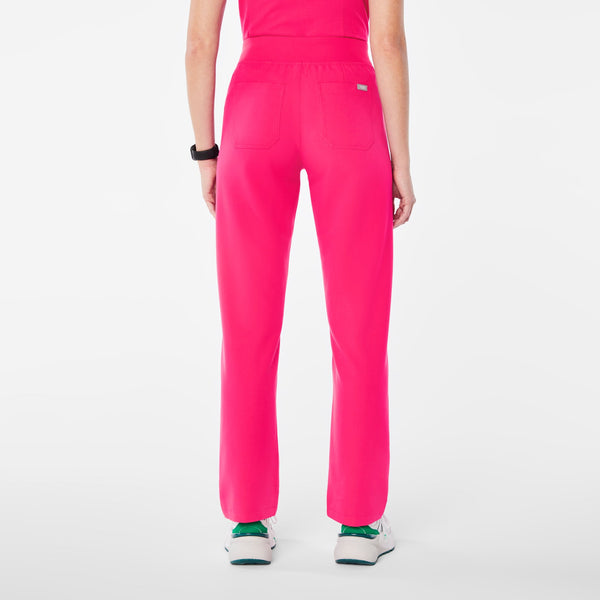 women's Shocking Pink Livingston High-RiseTall Straight-Leg Scrub Pant™