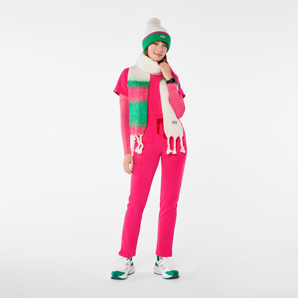 women's Shocking Pink Yola High-Rise Slim   Scrub Pant™