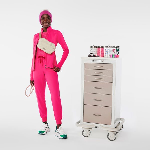 women's Shocking Pink Zamora High-Rise Jogger Scrub Pant™