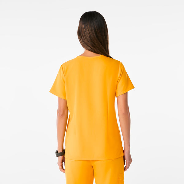 women's Emergency Yellow Catarina Scrub Top™