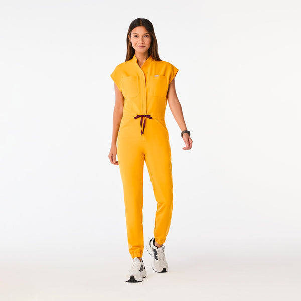 women's Emergency Yellow Rafaela - Cargo ScrubJumpsuit™
