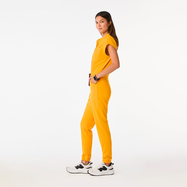 women's Emergency Yellow Rafaela - Cargo ScrubJumpsuit™