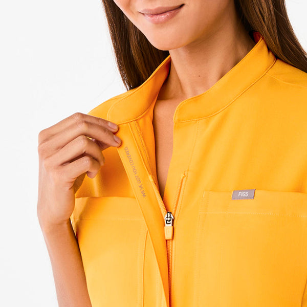 women's Emergency Yellow Rafaela - Cargo ScrubJumpsuit™