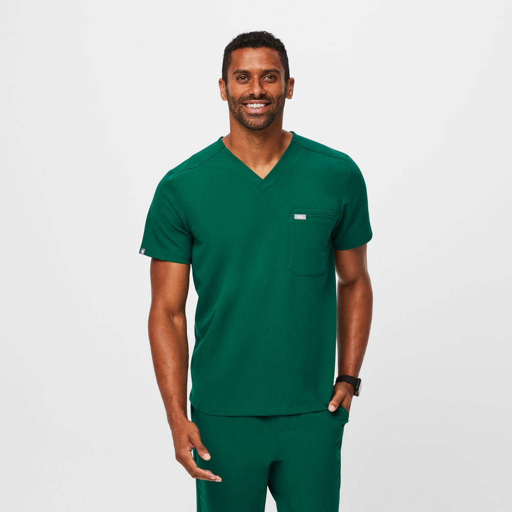 men's Hunter Green Leon -  Scrub Top™