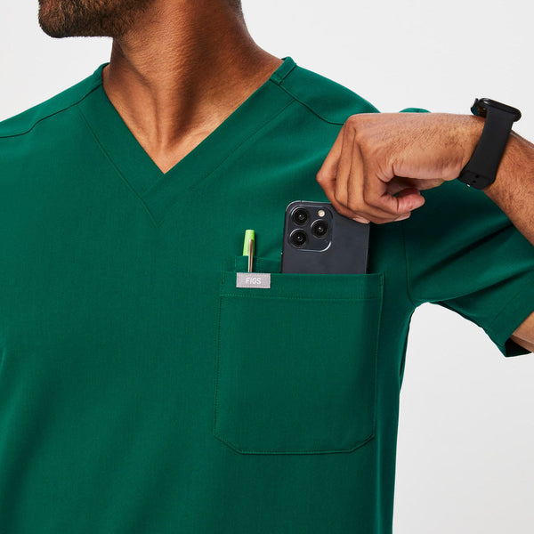 men's Hunter Green Leon -  Scrub Top™