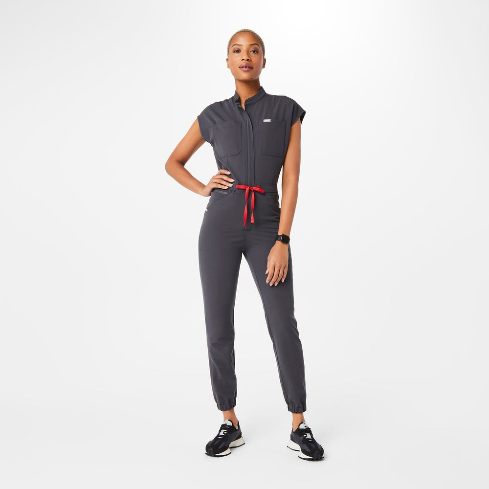 women's Charcoal Rafaela Cargo - ScrubJumpsuit™