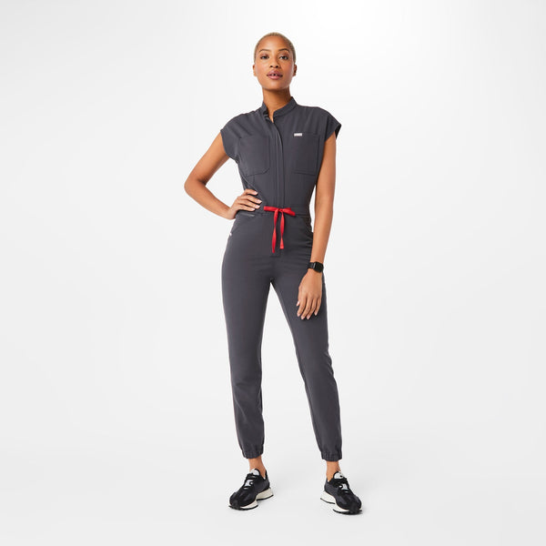 women's Charcoal Rafaela Cargo - ScrubJumpsuit™