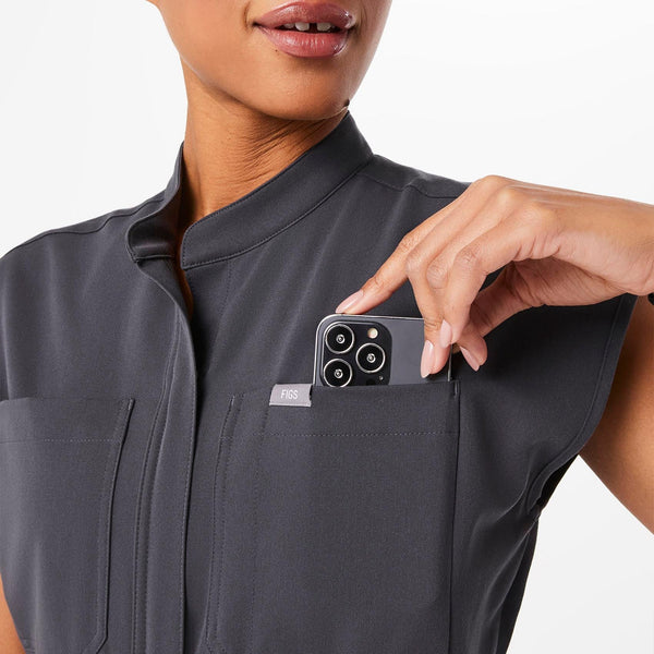 women's Charcoal Rafaela Cargo - ScrubJumpsuit™