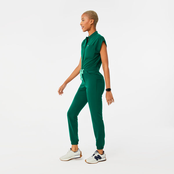 women's Hunter Green Rafaela Cargo - ScrubJumpsuit™