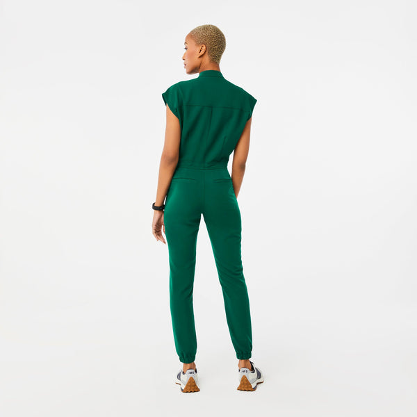women's Hunter Green Rafaela Cargo - ScrubJumpsuit™