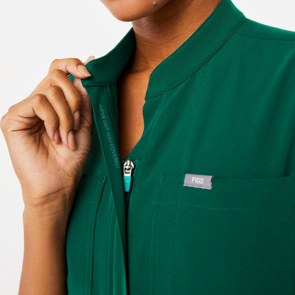women's Hunter Green Rafaela Cargo - ScrubJumpsuit™