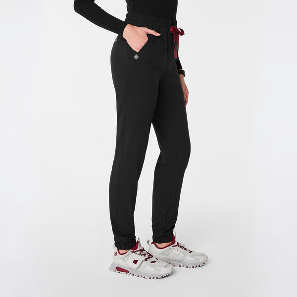 women's Black Indestructible Slim Jogger Scrub Pant
