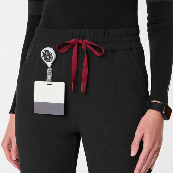 women's Black Indestructible Slim Jogger Tall Scrub Pant