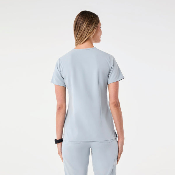 women's Dusty Blue Catarina -  Scrub Top™