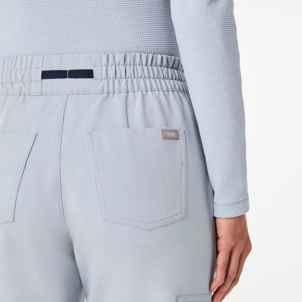 women's Dusty Blue Dowa High-Rise Straight-Leg - Tall Scrub Pant