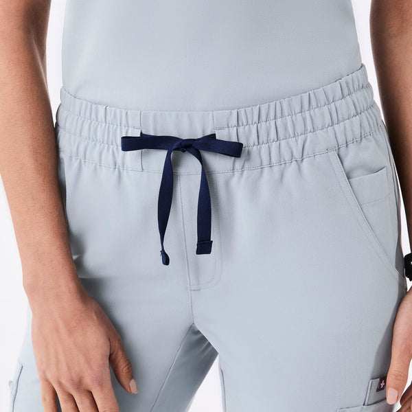 women's Dusty Blue Uman High-Rise - Jogger Scrub Pant