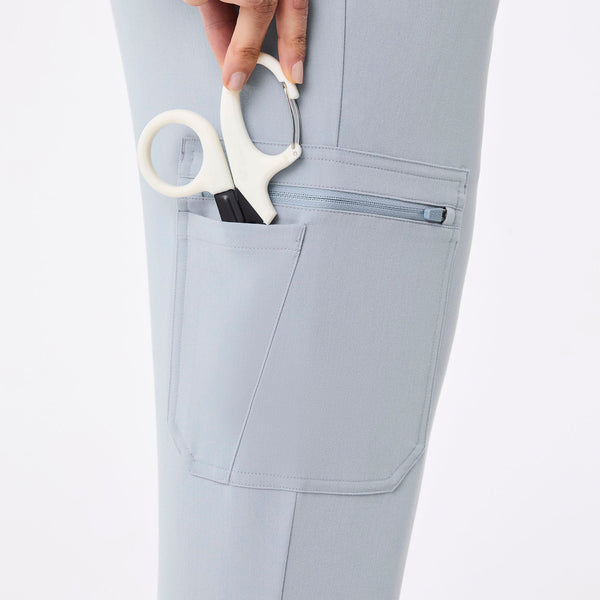 women's Dusty Blue Uman High-Rise - Jogger Scrub Pant