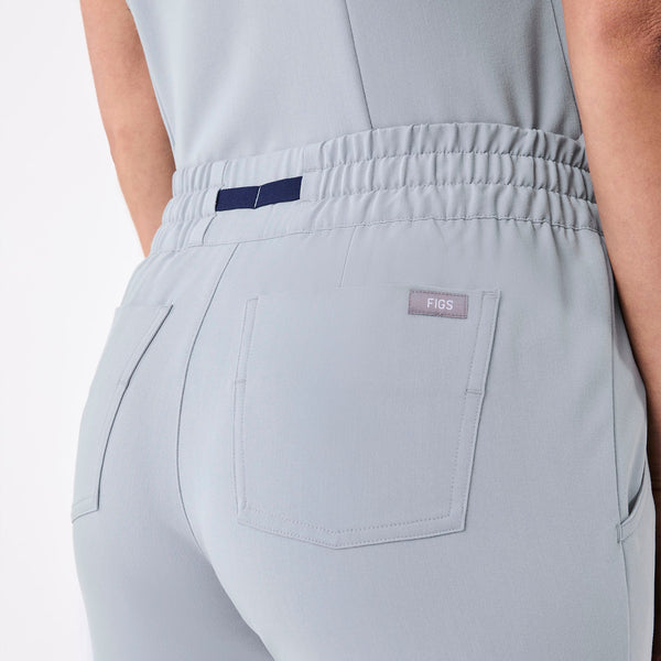 women's Dusty Blue Uman High-Rise - Jogger Scrub Pant