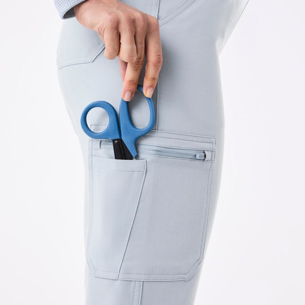 women's Dusty Blue Yola High-Rise Slim  - Petite  Scrub Pant™