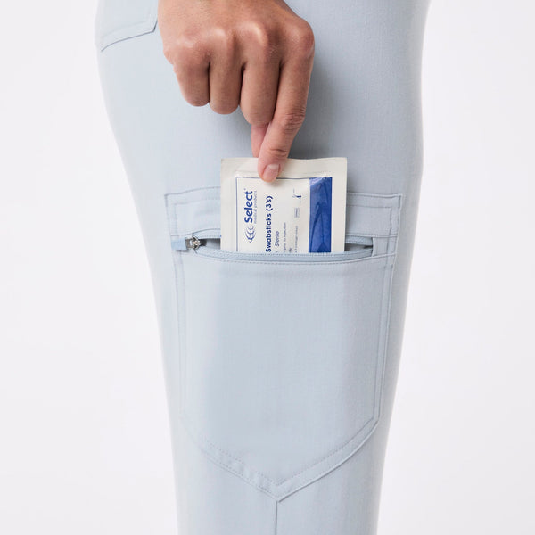women's Dusty Blue Zamora High-Rise - Petite Jogger Scrub Pant™