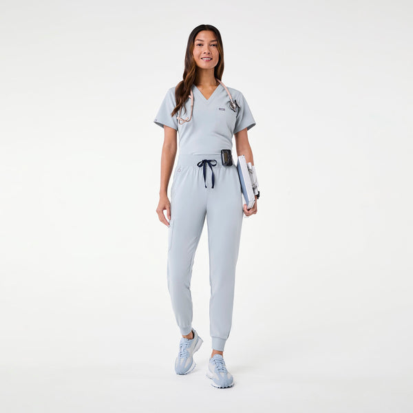 women's Dusty Blue Zamora High-Rise - Jogger Scrub Pant™