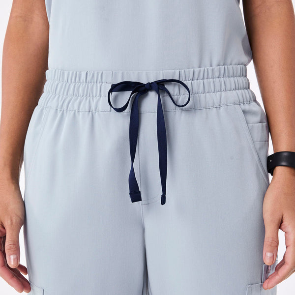 women's Dusty Blue Uman Relaxed - Tall Jogger Scrub Pant