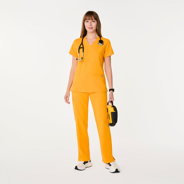 women's Emergency Yellow Casma  Scrub Top™