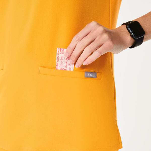 women's Emergency Yellow Casma  Scrub Top™