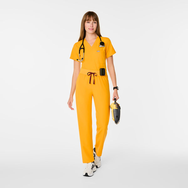 women's Emergency Yellow Livingston High-RiseStraight-Leg Scrub Pant™