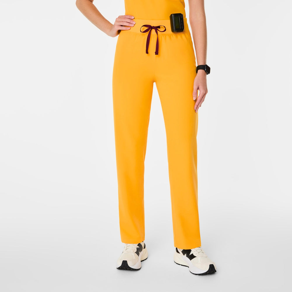 women's Emergency Yellow Livingston High-RiseStraight-Leg Scrub Pant™