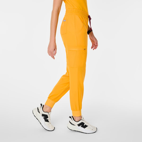 women's Emergency Yellow Uman Relaxed Tall Jogger Scrub Pant