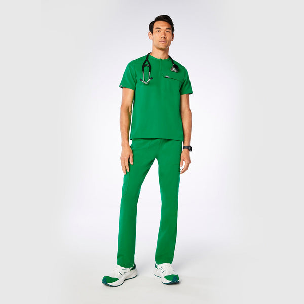 men's Evergreen Corfield - Henley Scrub Top