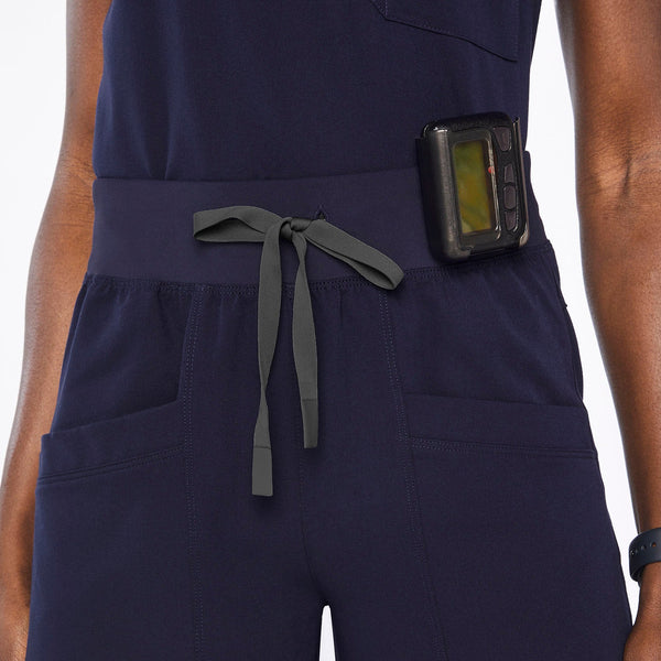 women's Navy High-Rise Rio Relaxed Jogger Scrub Pant