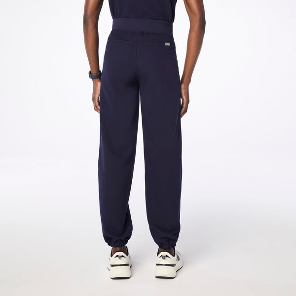 women's Navy High-Rise Rio Relaxed Jogger Scrub Pant