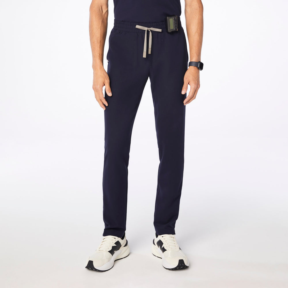 men's Navy Sanford Slim Tapered - Scrub Pant