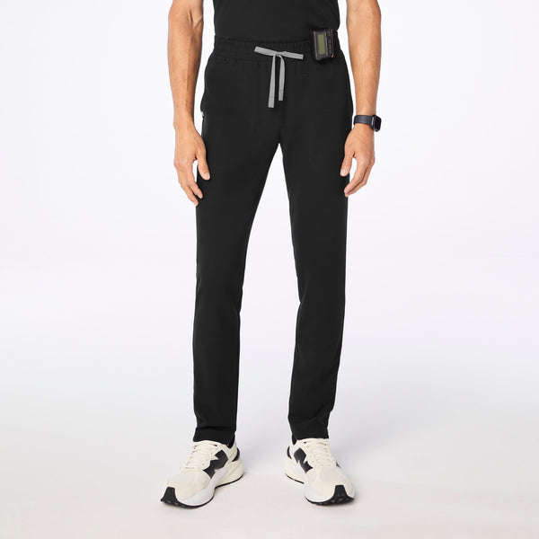 men's Black Sanford Tall Slim Tapered - Scrub Pant