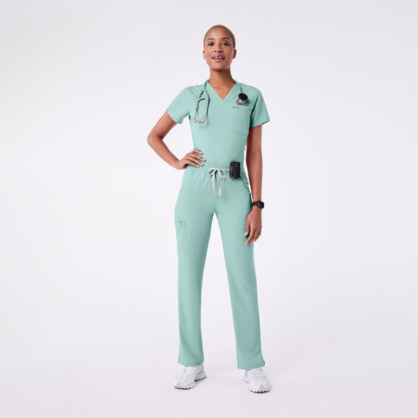 women's Seaglass Kade - Petite Straight-Leg Scrub Pant™